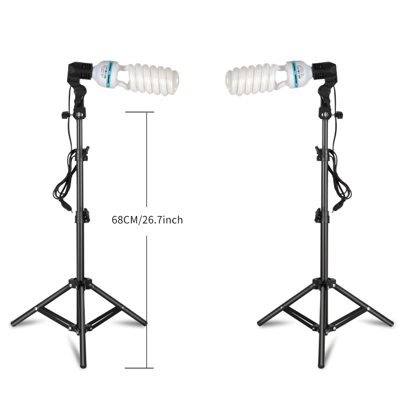 Photography Lighting Kit Portable - 2 قطعة 135 واط 5500 كيلو