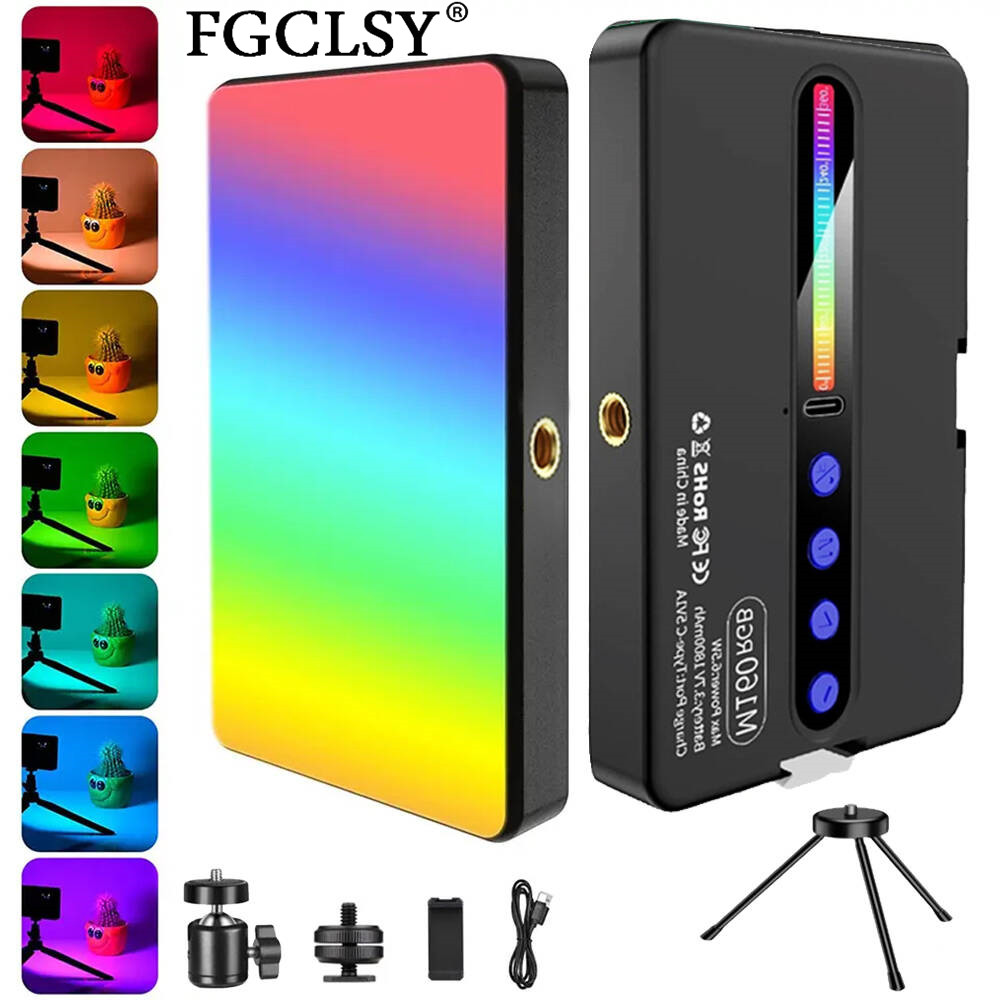 Photography Lighting Description - LED RGB ضوء الكاميرا كامل اللون