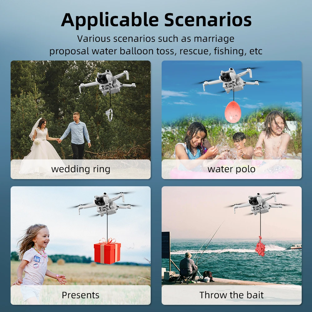 BRDRC نظام Airdrop لـ DJI Mini - مراجعة Dji Drone Mini 4 Pro وسعره