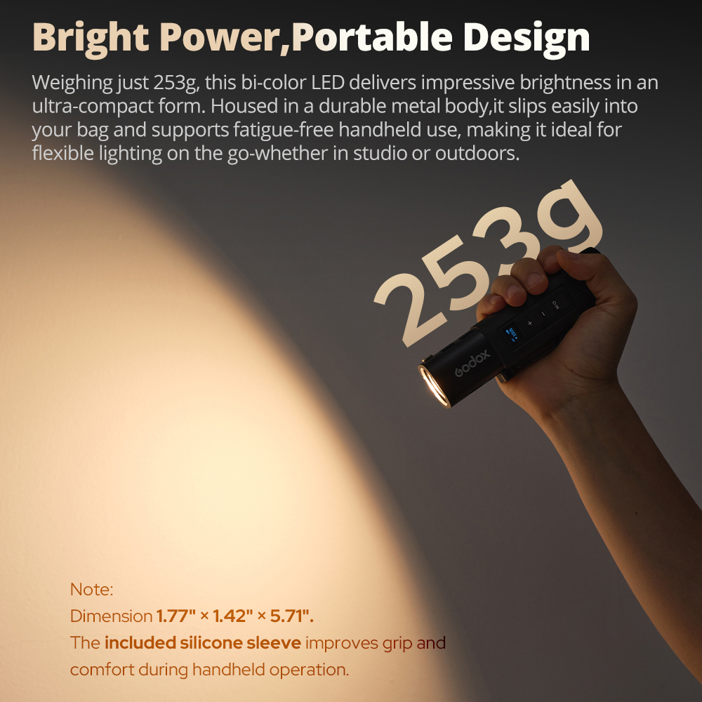 ضوء فيديو LED ثنائي اللون من G - مراجعة Photography Lighting Handheld وسعره
