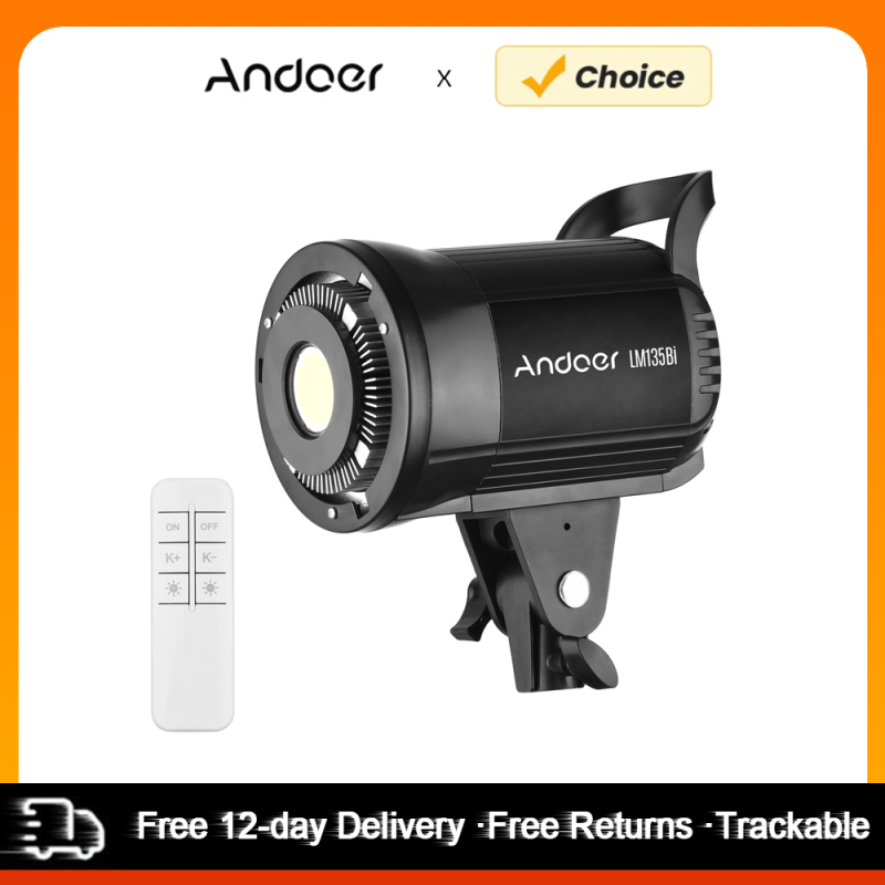 Andoer LM135Bi المحمولة LED ال - مراجعة Photography Lighting Handheld وسعره