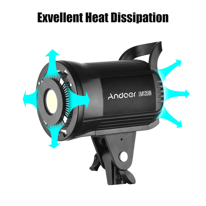 Andoer LM135Bi المحمولة LED ال - مراجعة Photography Lighting Handheld وسعره