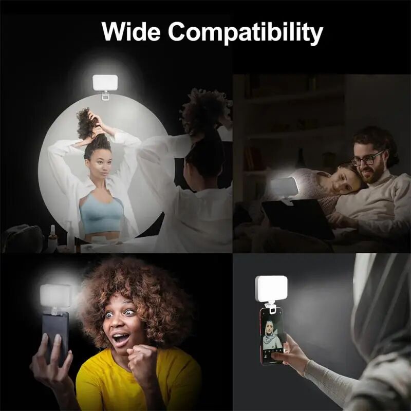 ضوء سيلفي LED محمول للآيفون وا - مراجعة Photography Mobile Lighting وسعره