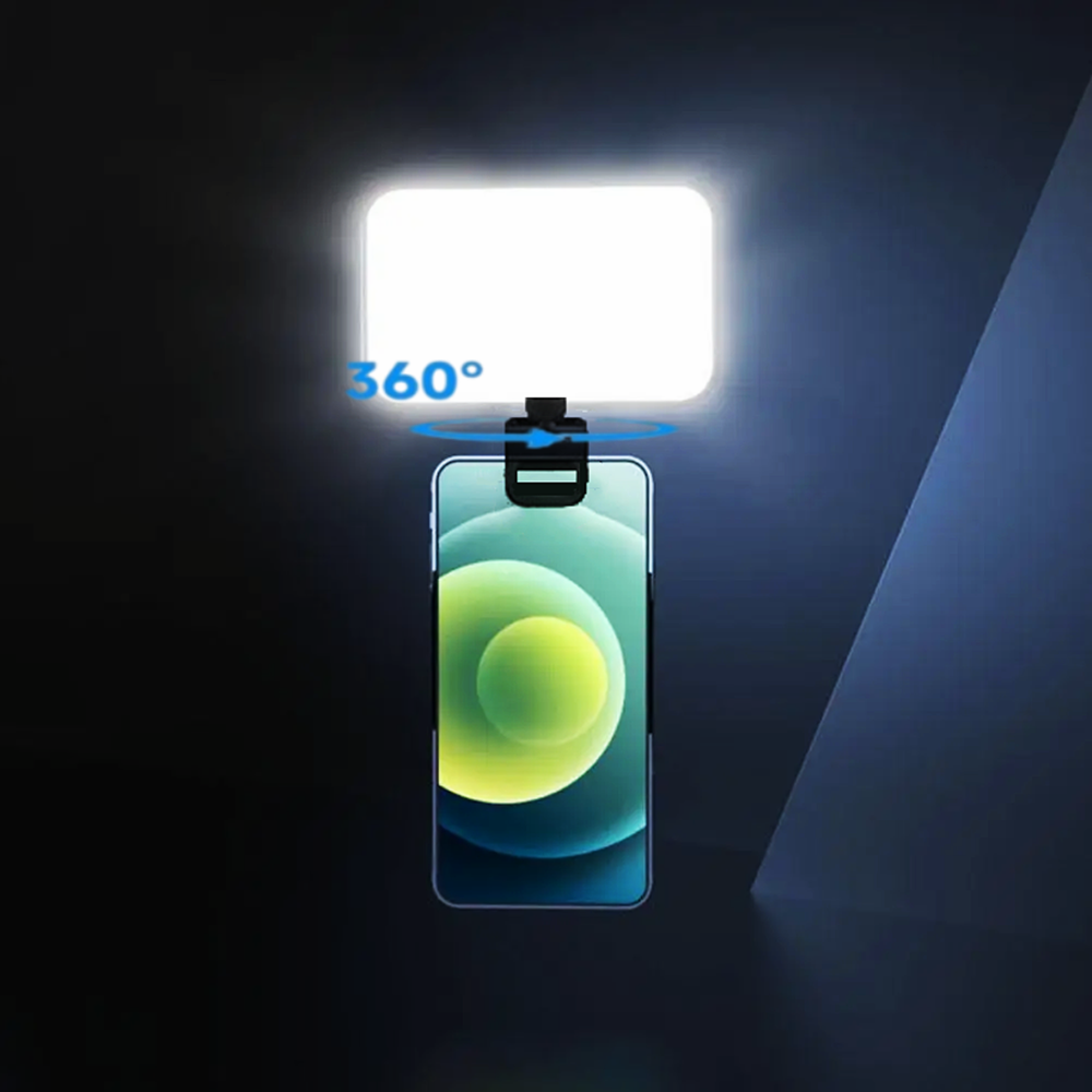 ضوء سيلفي LED محمول للآيفون وا - مراجعة Photography Mobile Lighting وسعره