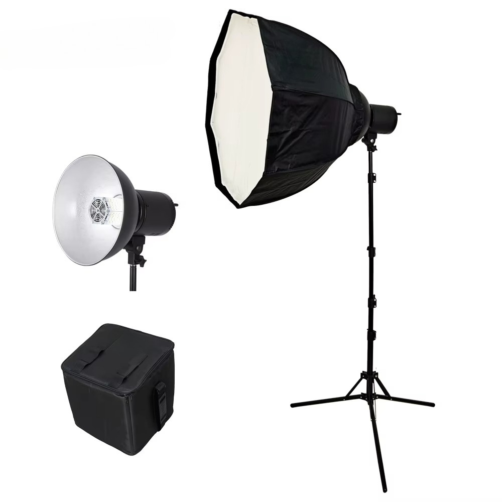 مصباح حلقي محمول بقوة 150 واط  - مراجعة Photography Lighting Kit Portable وسعره