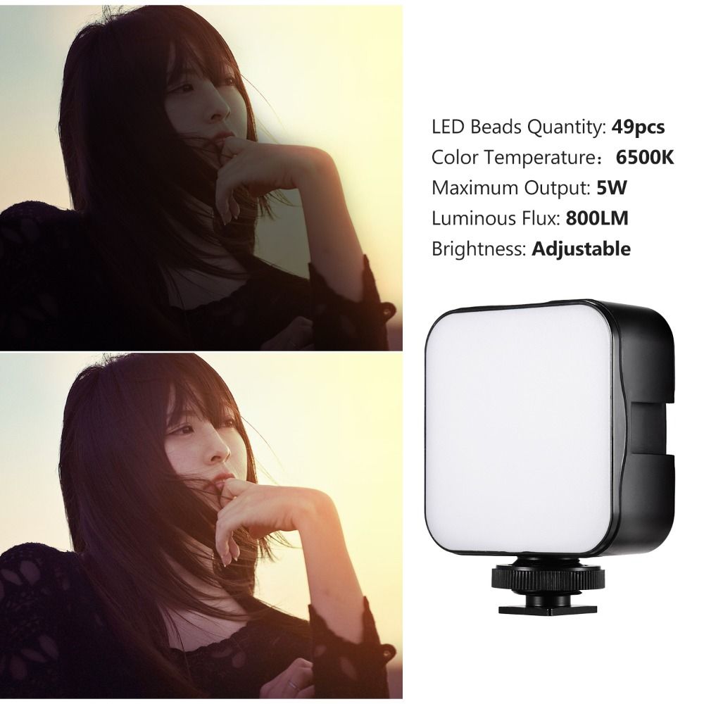 مصباح فيديو LED بقوة 5 واط للت - مراجعة Photography Lighting Brands وسعره
