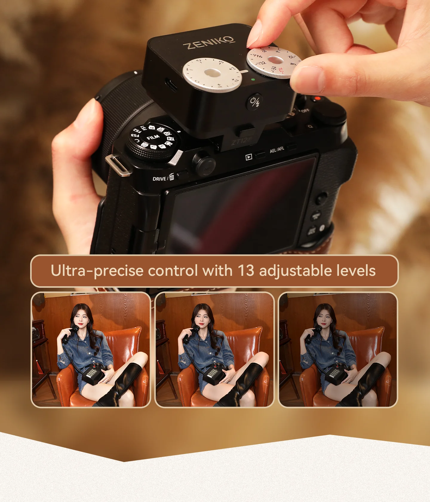 فلاش كاميرا ZENIKO ZT12 مدمج ب - مراجعة Photography Lighting Brands وسعره