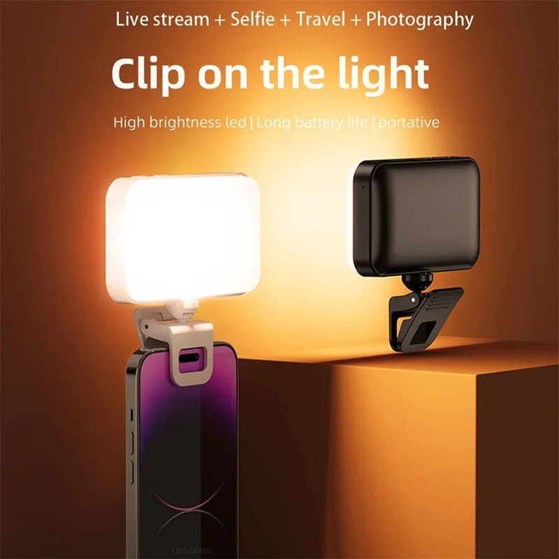 ضوء سيلفي LED محمول للآيفون وا - مراجعة Photography Mobile Lighting وسعره