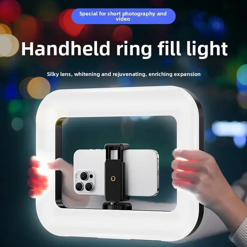 ضوء LED حلقي محمول باليد جديد  - مراجعة Photography Mobile Lighting وسعره