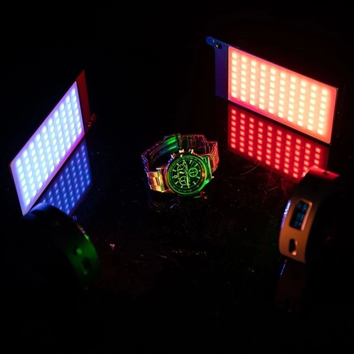 ضوء تصوير M1 كامل الألوان RGB  - مراجعة Photography Mobile Lighting وسعره